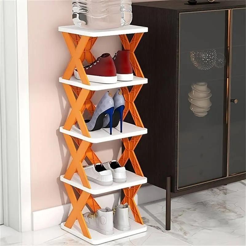 5-Tier Shoe Rack for Small Spaces & Easy Assembly