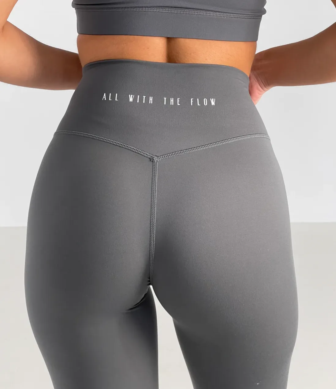 All With The Flow Ashley Leggings 2.0- Steel