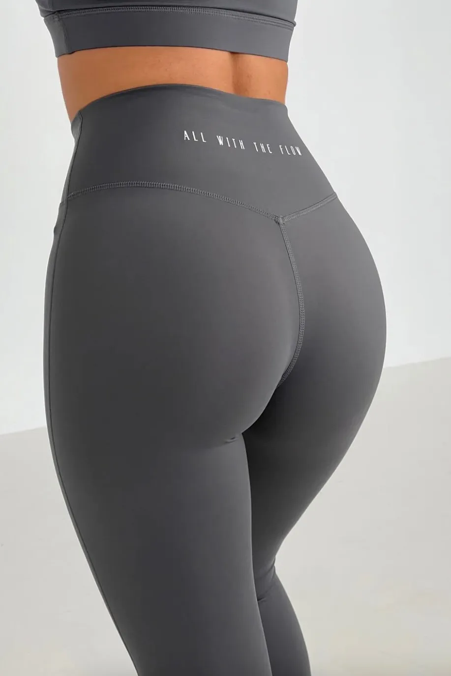 All With The Flow Ashley Leggings 2.0- Steel