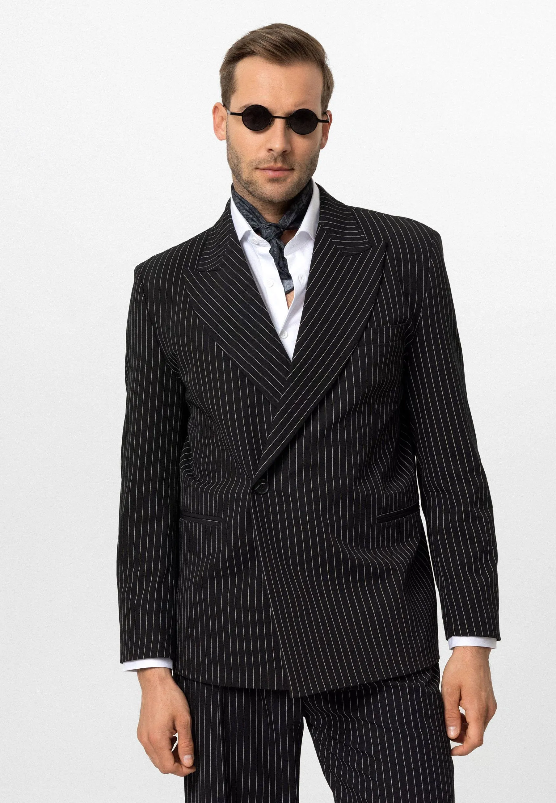 ANT Double-breasted Closure Striped Men's Blazer Jacket - Streatham