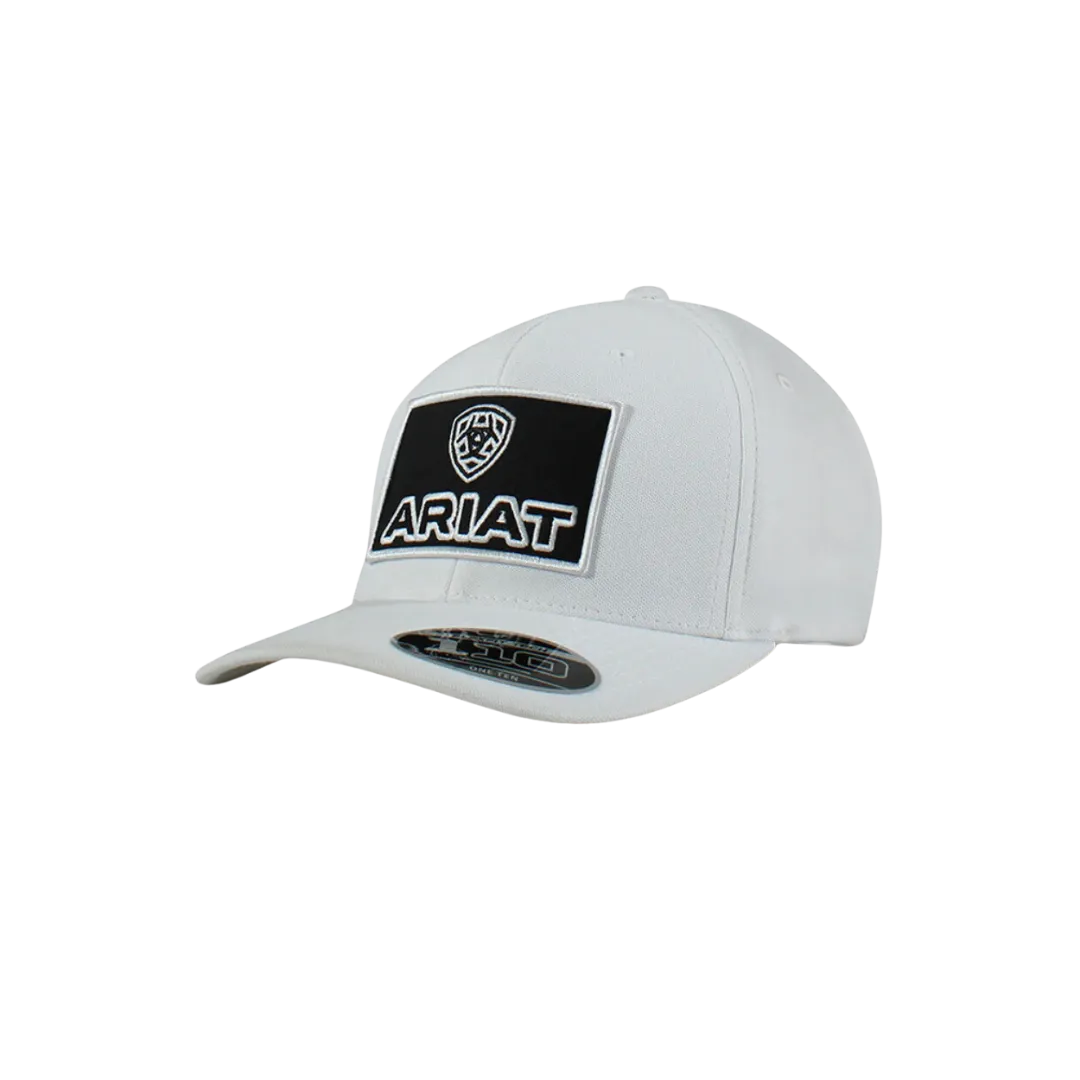 Ariat M&F Flex Fit 110 White Patch Ariat Logo Cap