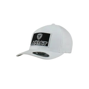 Ariat M&F Flex Fit 110 White Patch Ariat Logo Cap