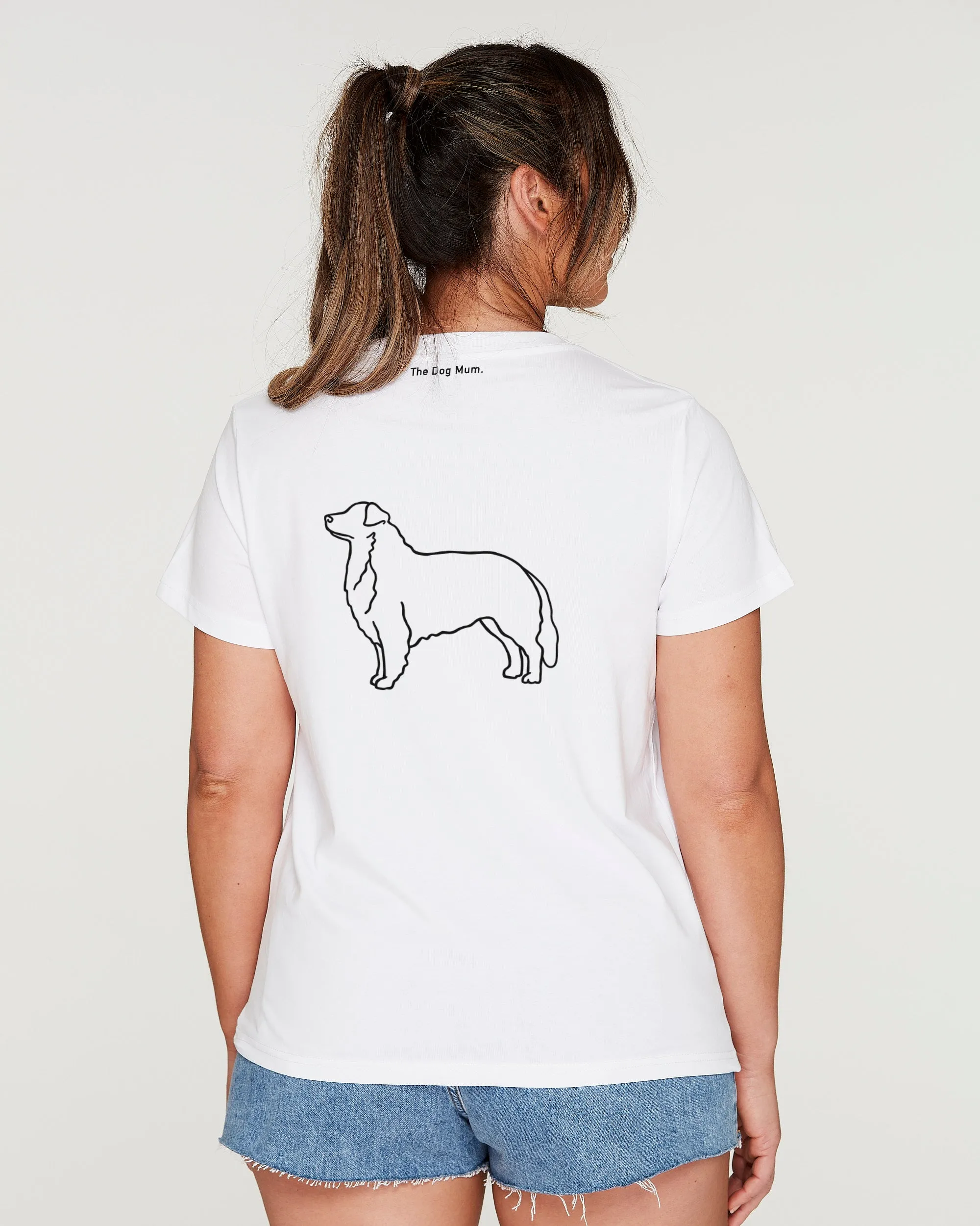 Australian Shepherd Mum Illustration: Classic T-Shirt