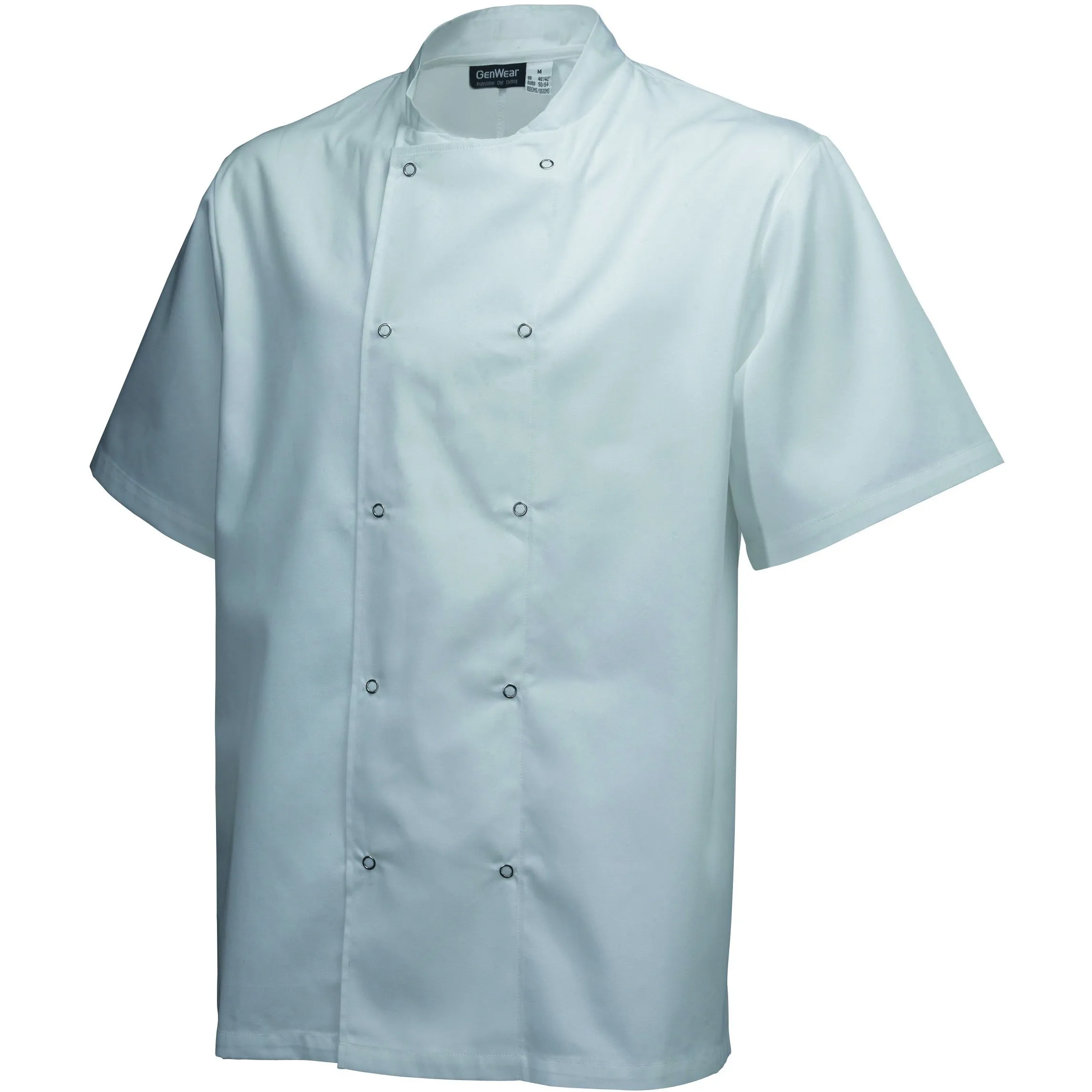 Basic Stud Jacket Short Sleeve White S Size 36-38
