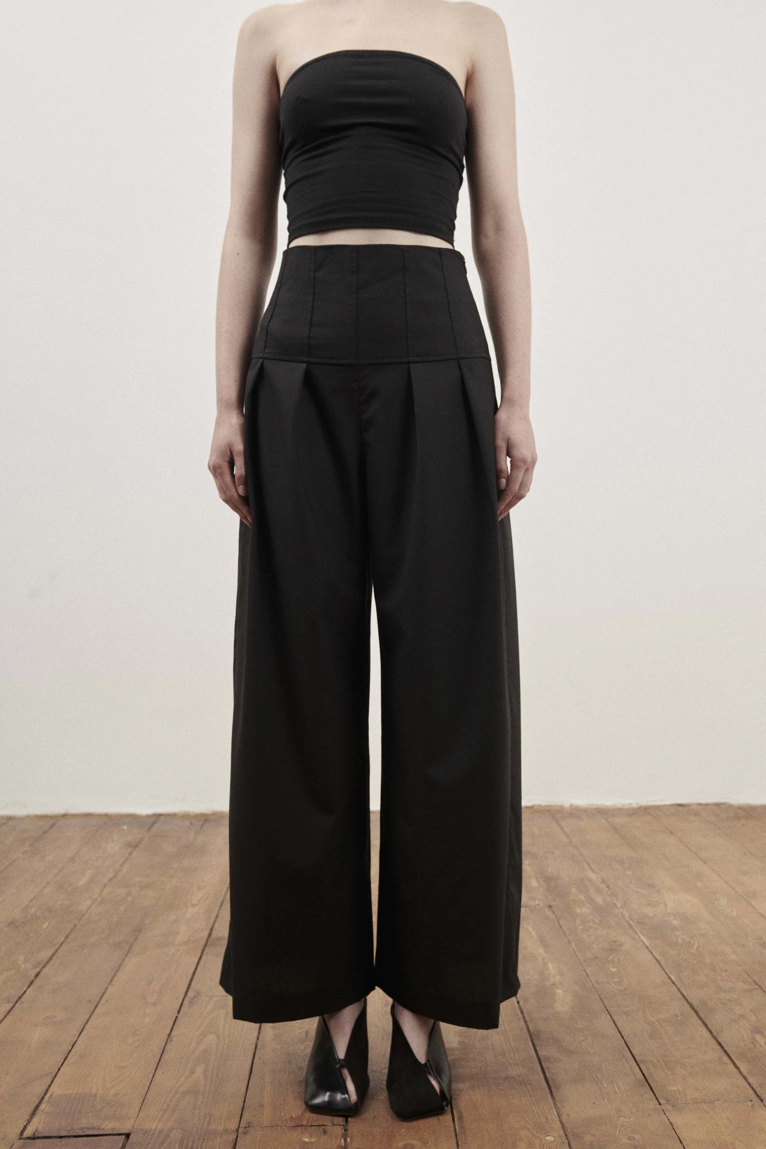 Black Corset Trousers