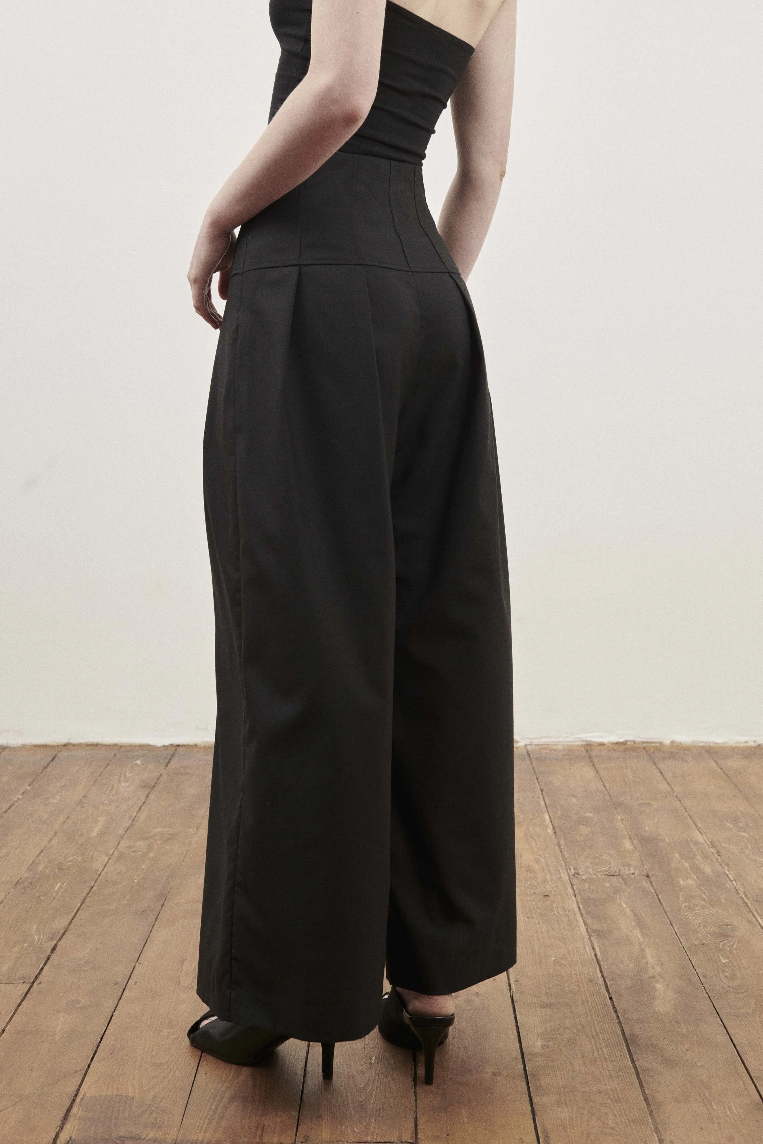 Black Corset Trousers