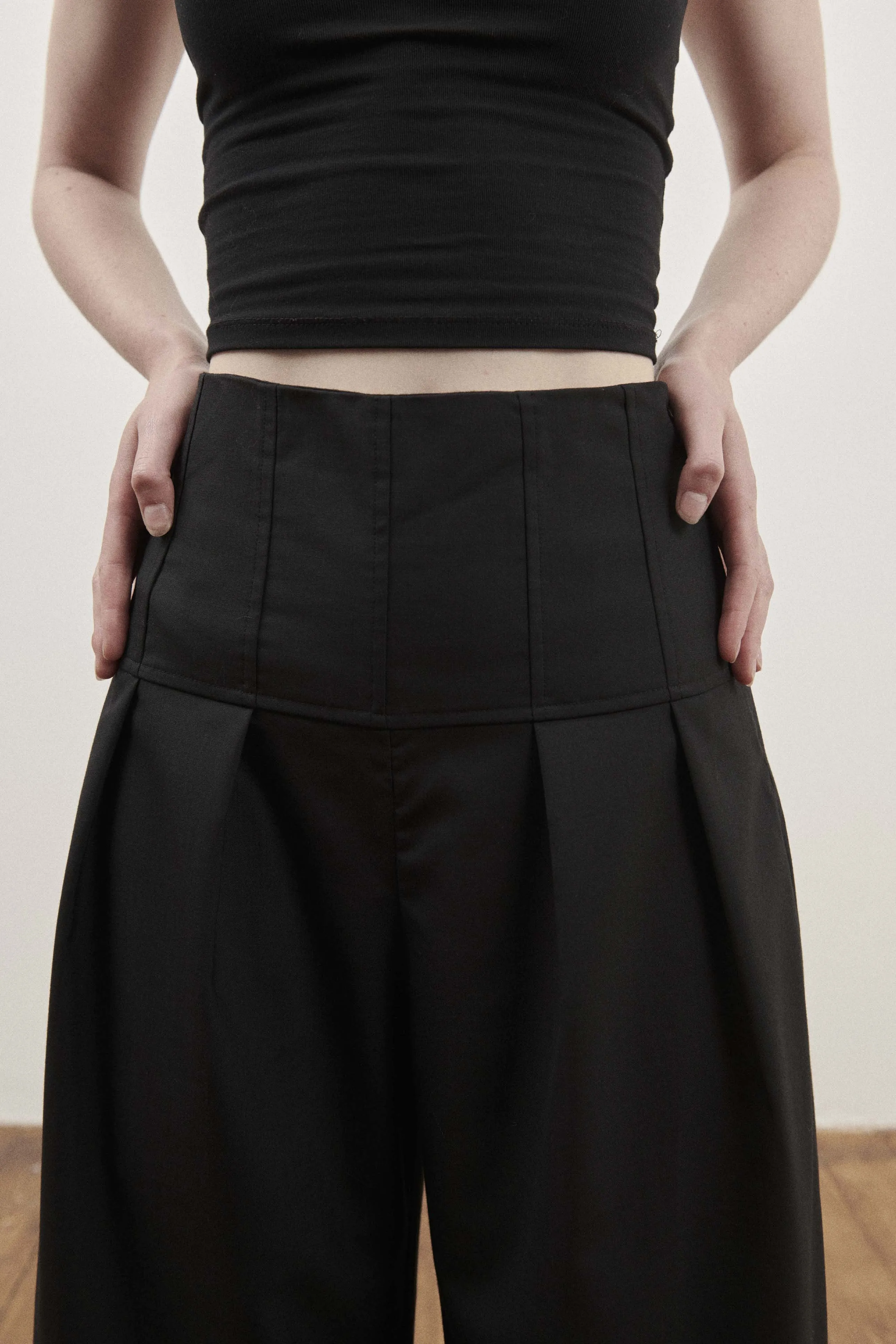 Black Corset Trousers