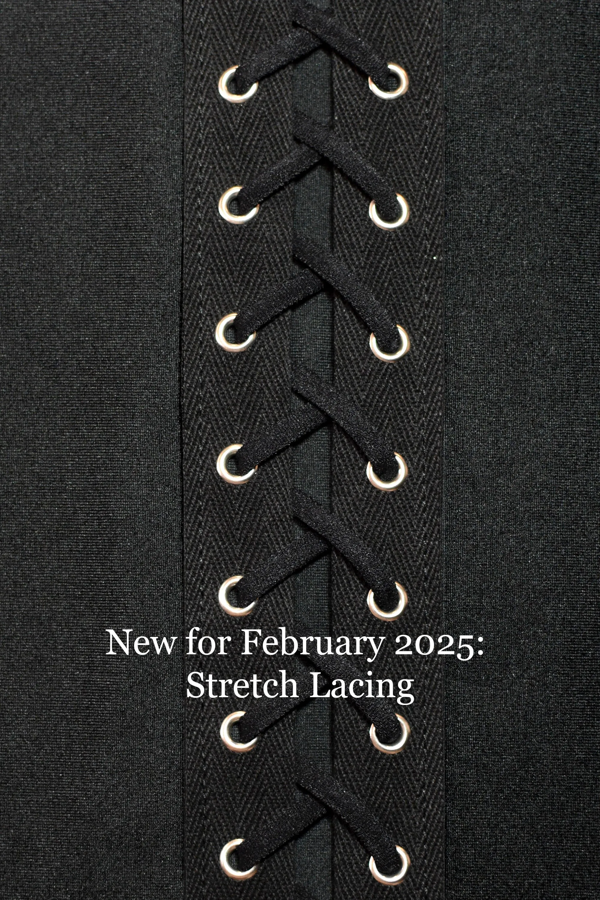 Black Cotton Spandex Side Lace-Up Leggings