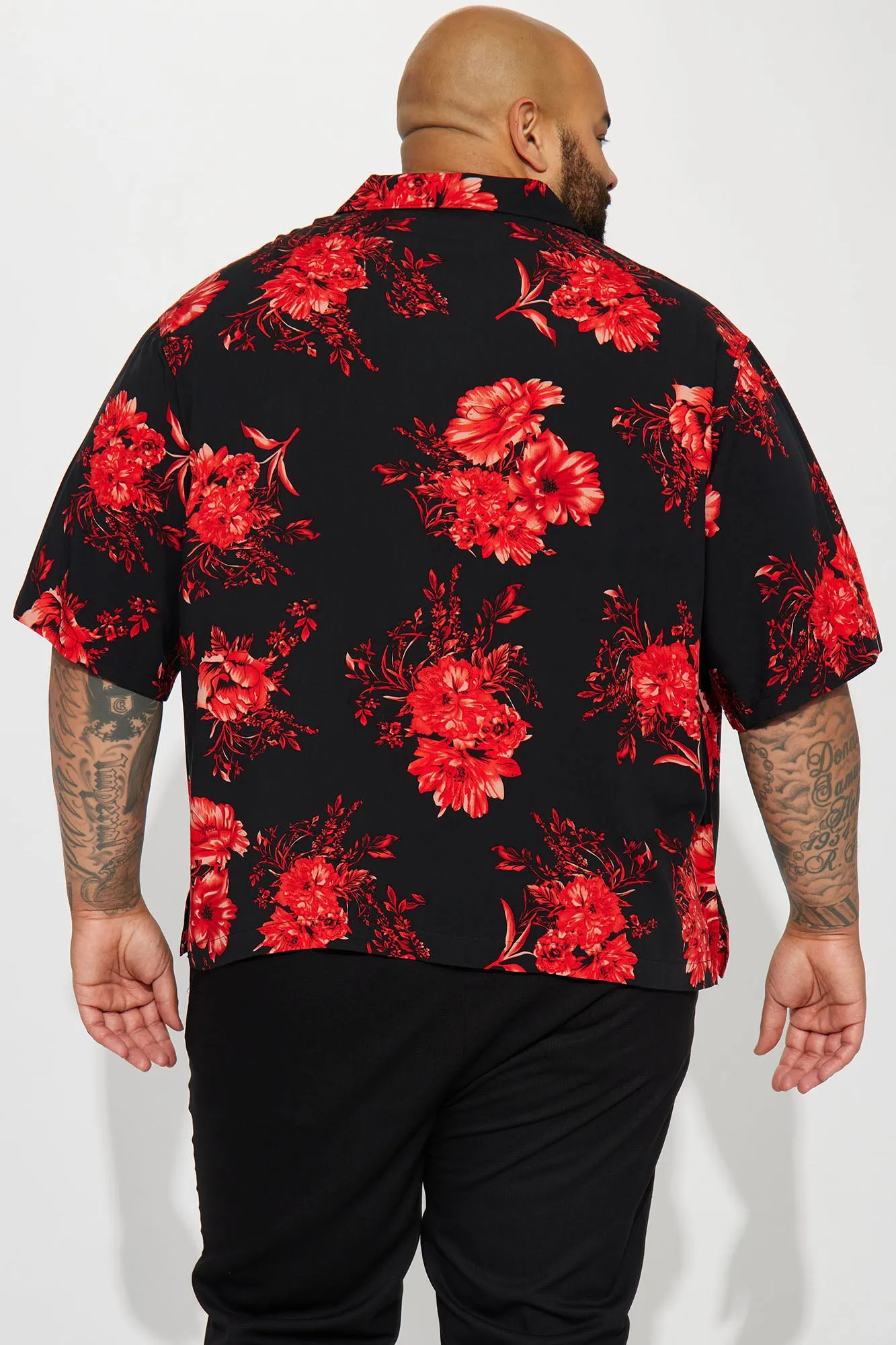 Bloomin Button Up Shirt - Black