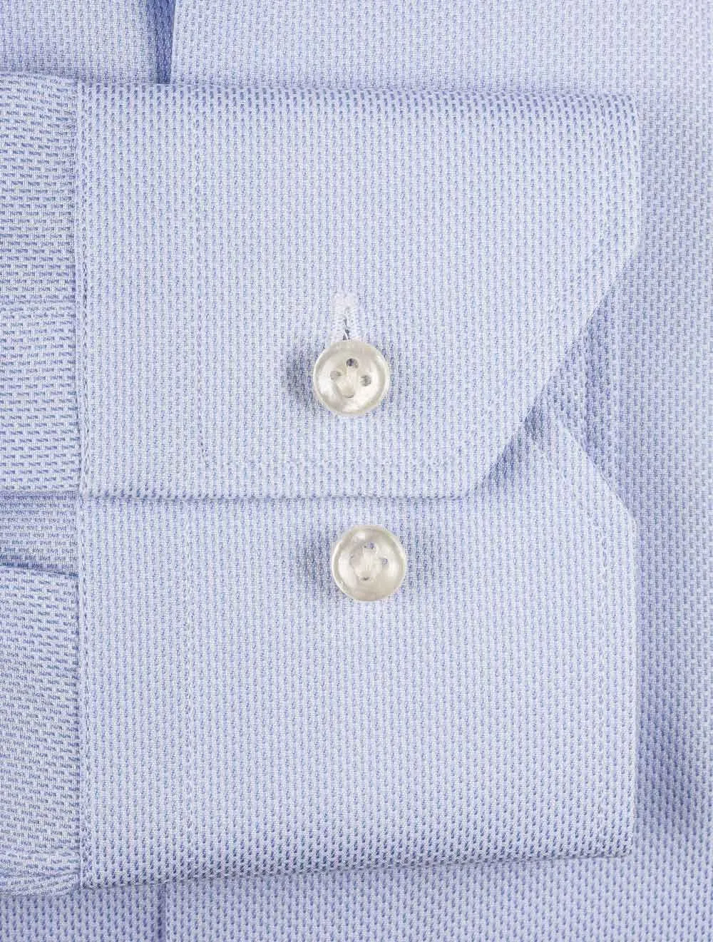 Blue Micro Print Classic Fit Shirt Blue/tailo