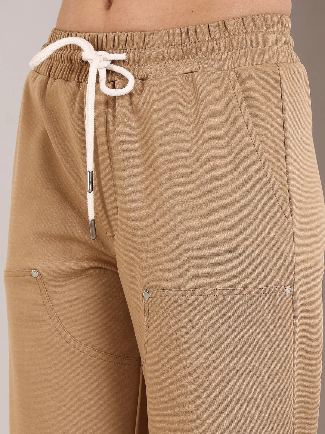 Camel brown rivet straight tracks.