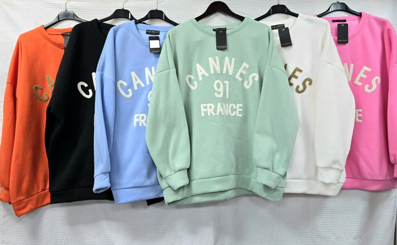 Cannes Oversized Cotton Sweatshirt Top