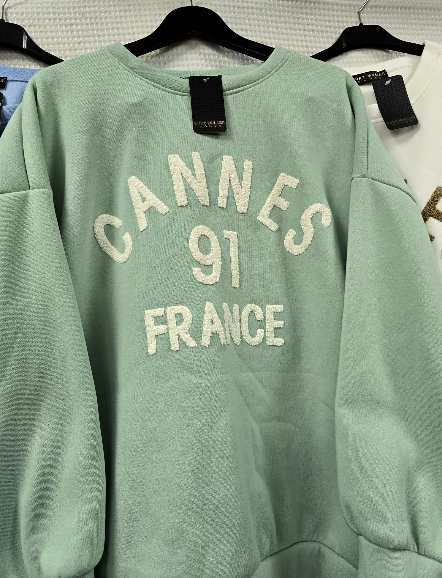 Cannes Oversized Cotton Sweatshirt Top