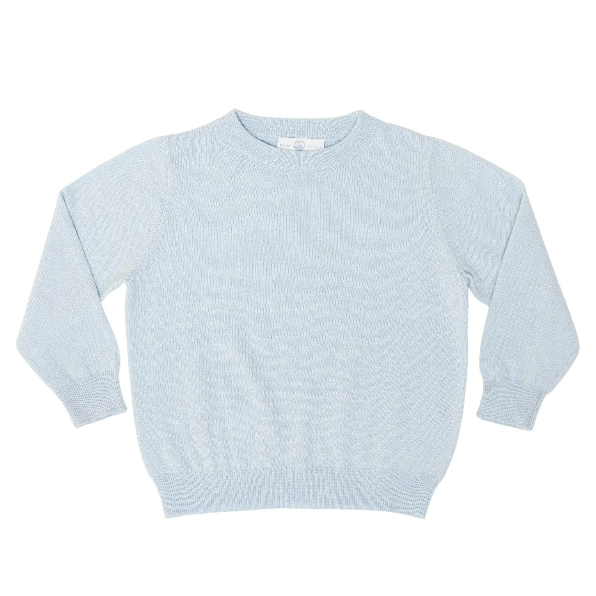 Christopher Crewneck Sweater in Bailey's Bay Blue