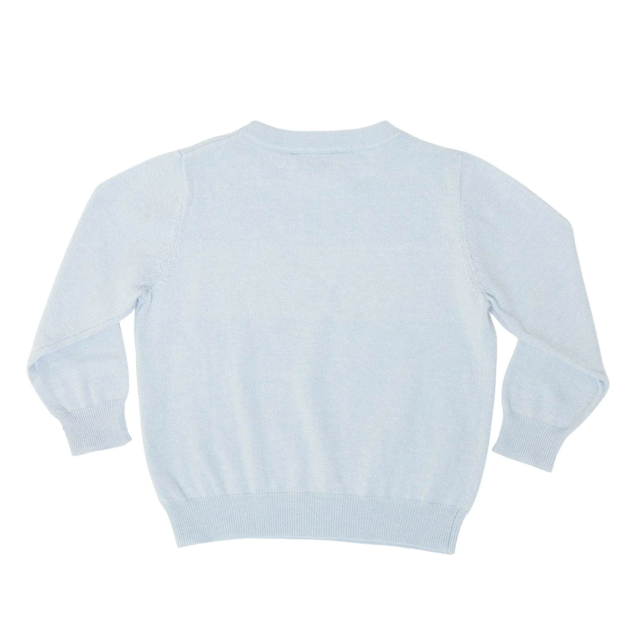 Christopher Crewneck Sweater in Bailey's Bay Blue