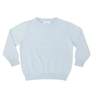 Christopher Crewneck Sweater in Bailey's Bay Blue