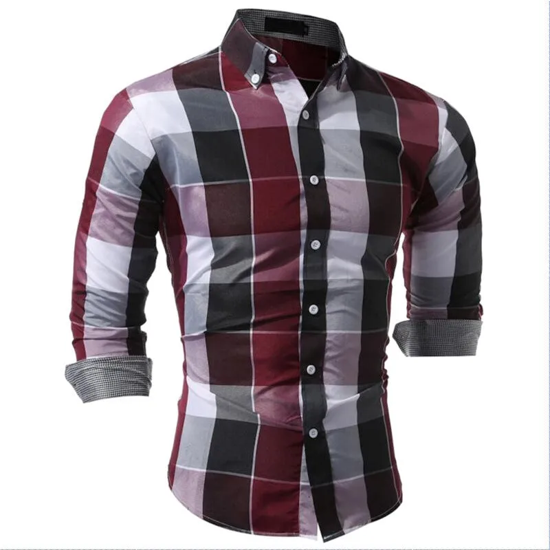 Classic Checkered Shirt For Men - GlamzLife