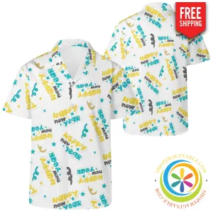 Classic Stylish New Years Party Hawaiian Casual Shirt