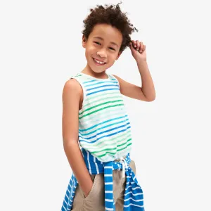 Clearance pocket tank in tonal stripes