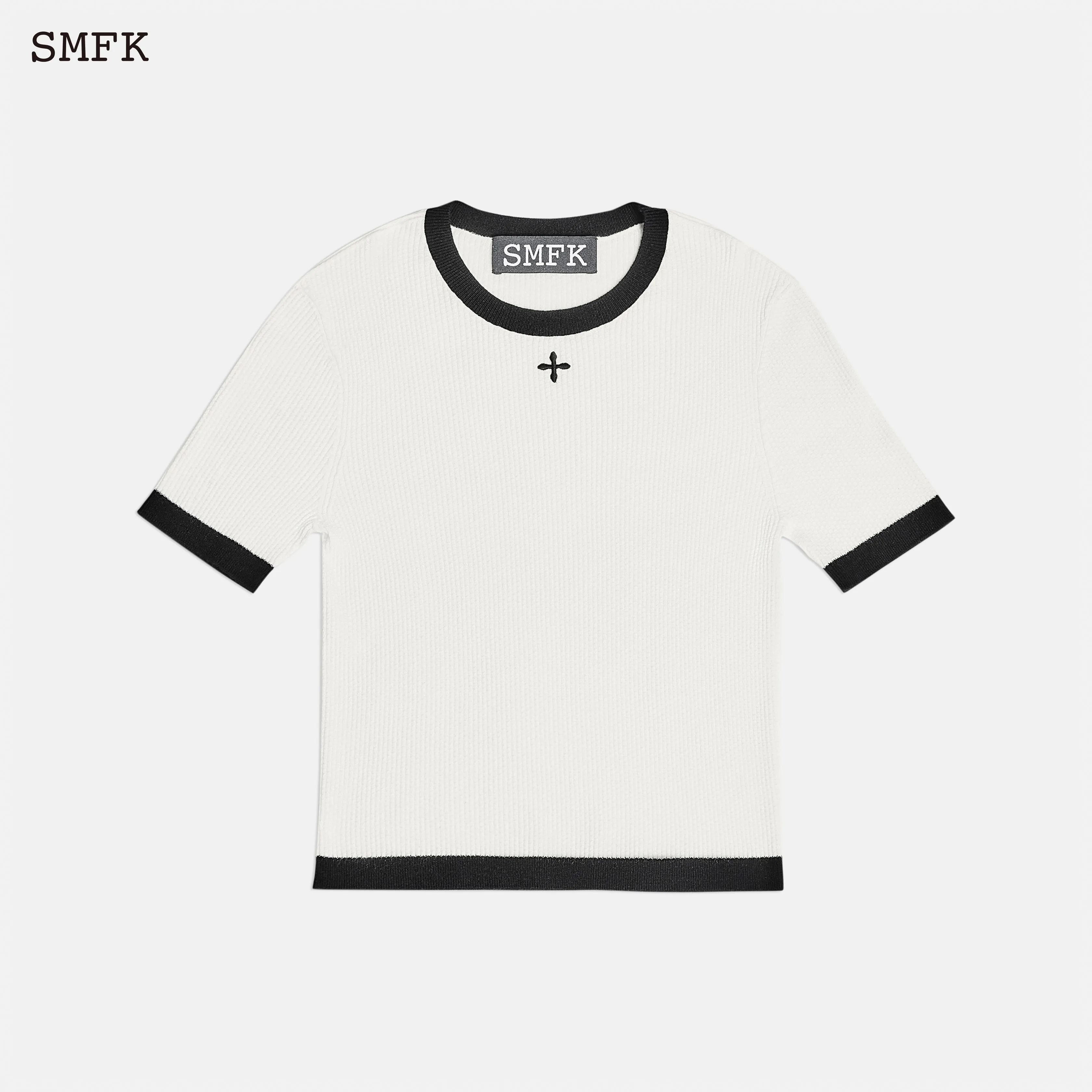 Compass Classic Wool Knit Tee White