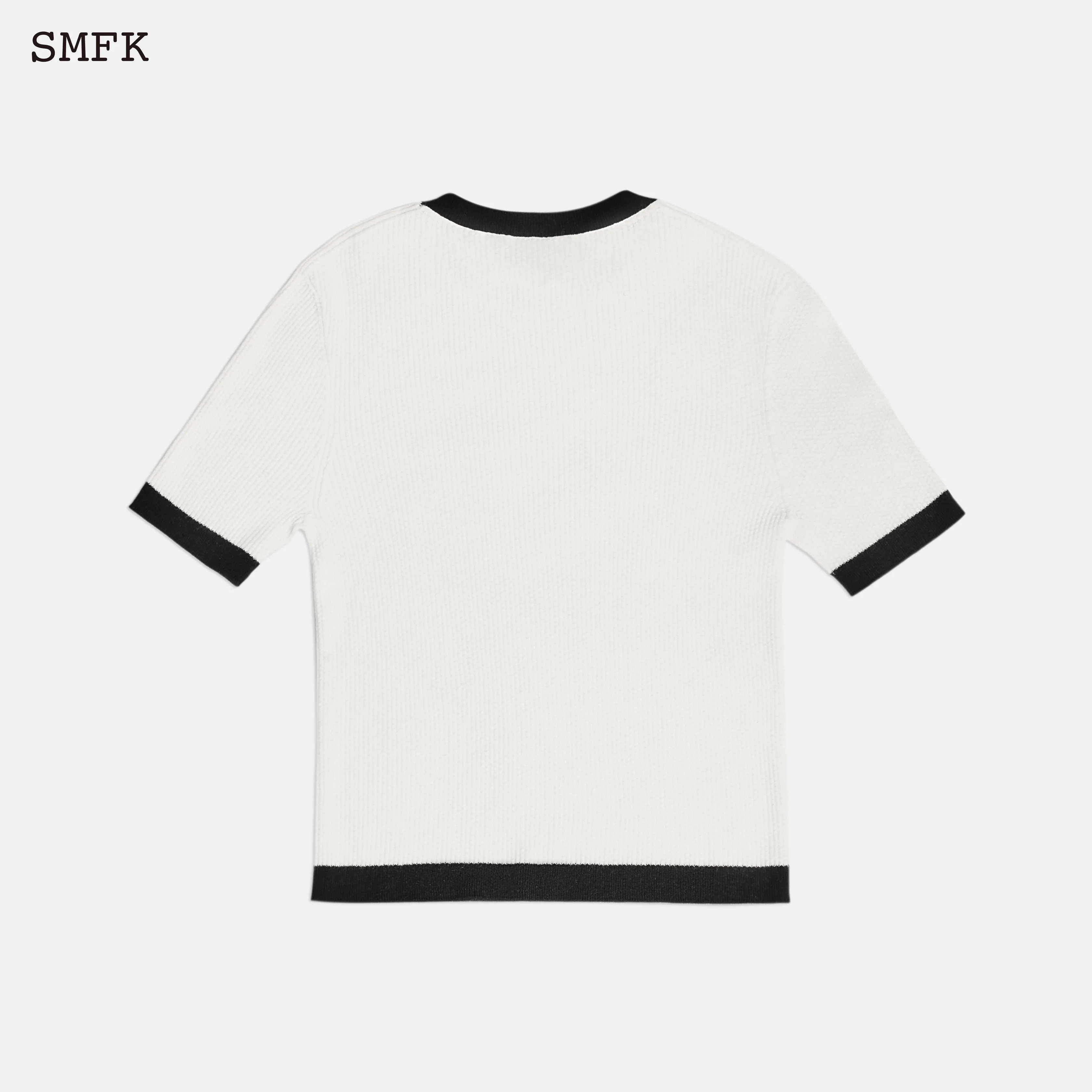 Compass Classic Wool Knit Tee White