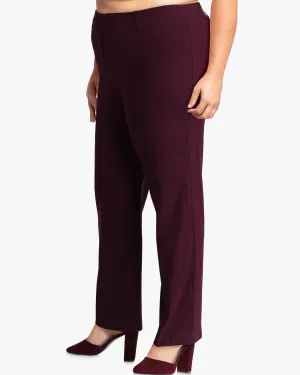 Coventry Straight-Leg Work Trouser | Burgundy