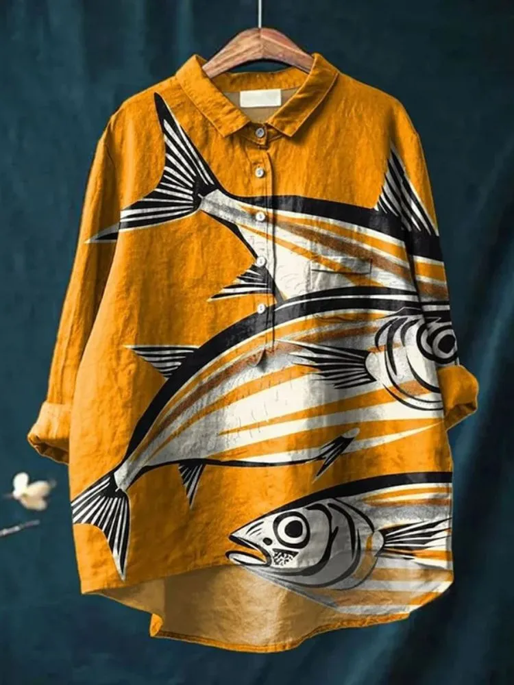DARA - Fish Art Shirt