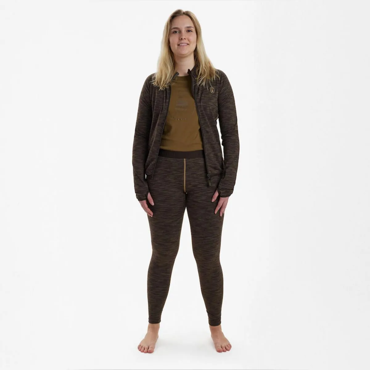Deerhunter Lady Insulated Leggings Brown Melange