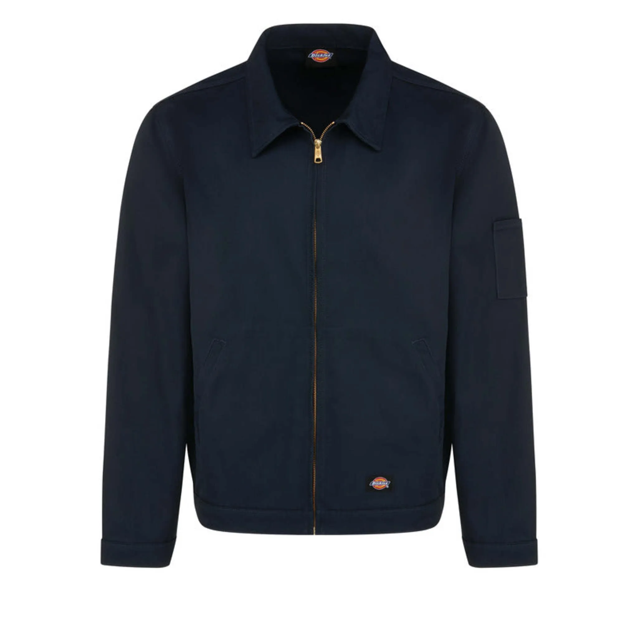 Dickies Men's JT78 Unlined Industrial Eisenhower Jacket - Water Repellent, Durable Twill, Adjustable Waist Tabs, Military-Inspired, Utility Pockets | S-5XL