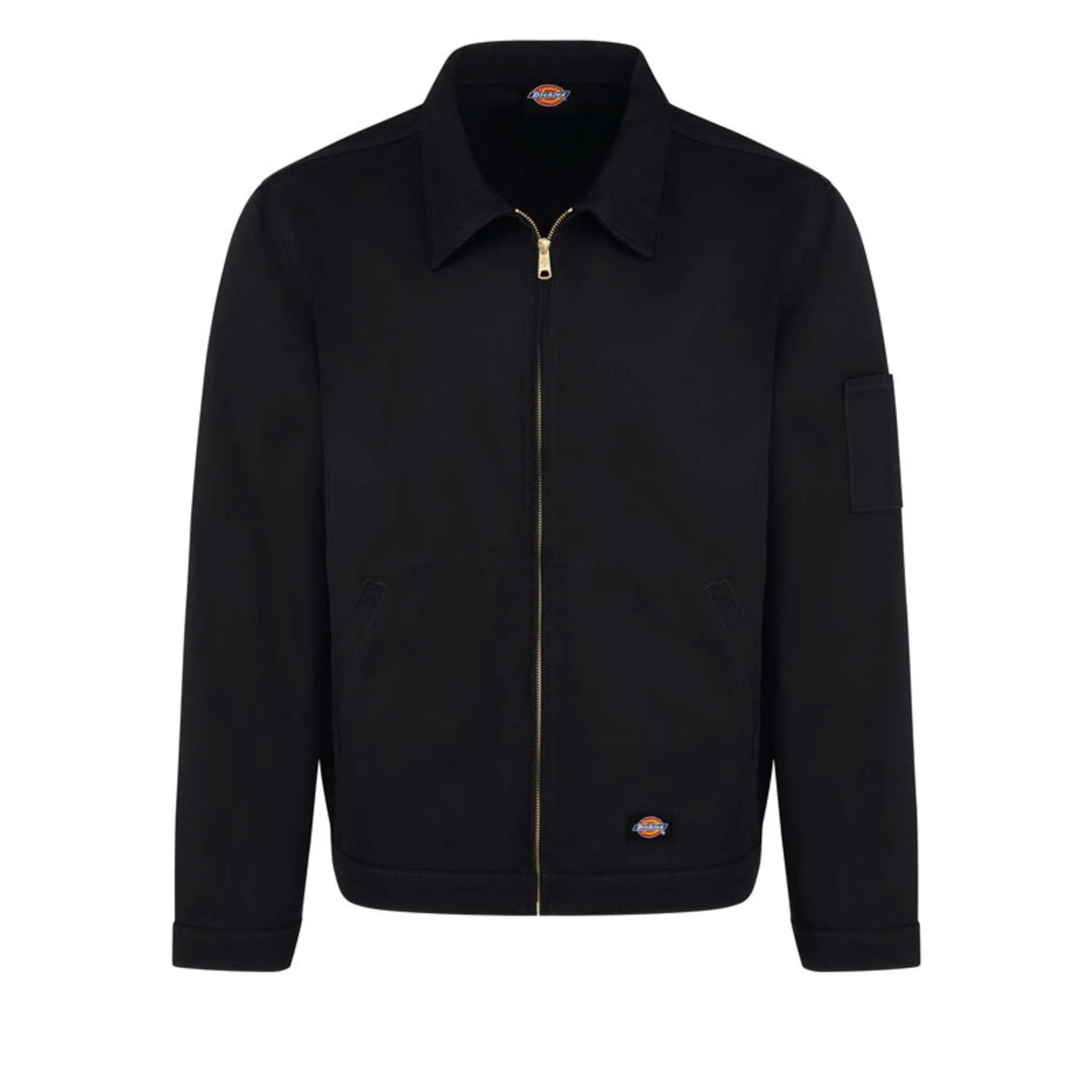 Dickies Men's JT78 Unlined Industrial Eisenhower Jacket - Water Repellent, Durable Twill, Adjustable Waist Tabs, Military-Inspired, Utility Pockets | S-5XL