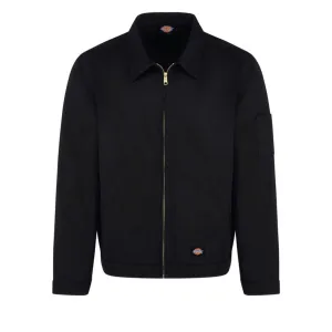 Dickies Men's JT78 Unlined Industrial Eisenhower Jacket - Water Repellent, Durable Twill, Adjustable Waist Tabs, Military-Inspired, Utility Pockets | S-5XL