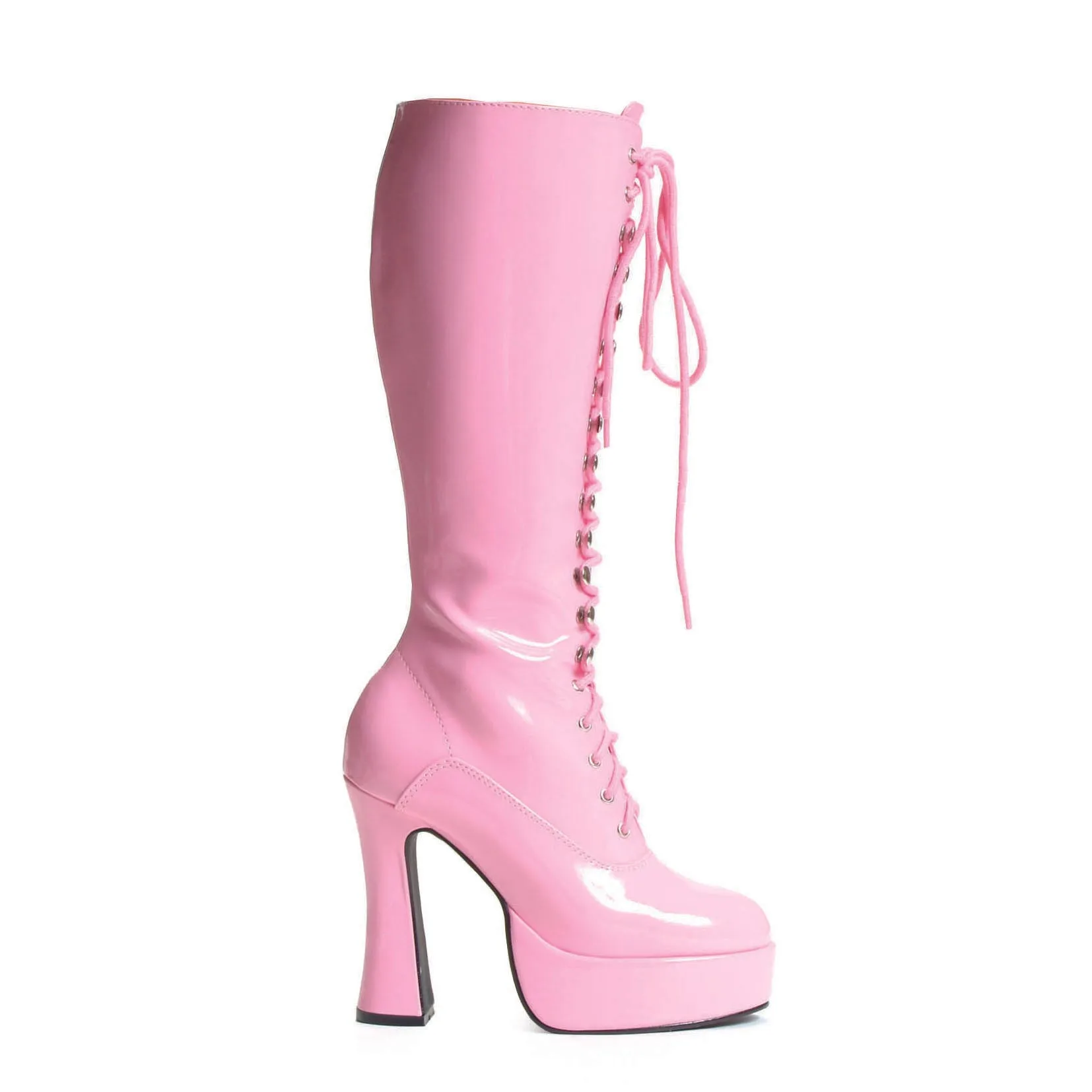 EASY 5" Heel Knee Boots W/Zipper.
