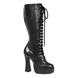 EASY 5" Heel Knee Boots W/Zipper.