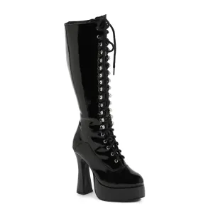 EASY 5" Heel Knee Boots W/Zipper.