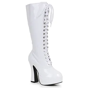 EASY 5" Heel Knee Boots W/Zipper.