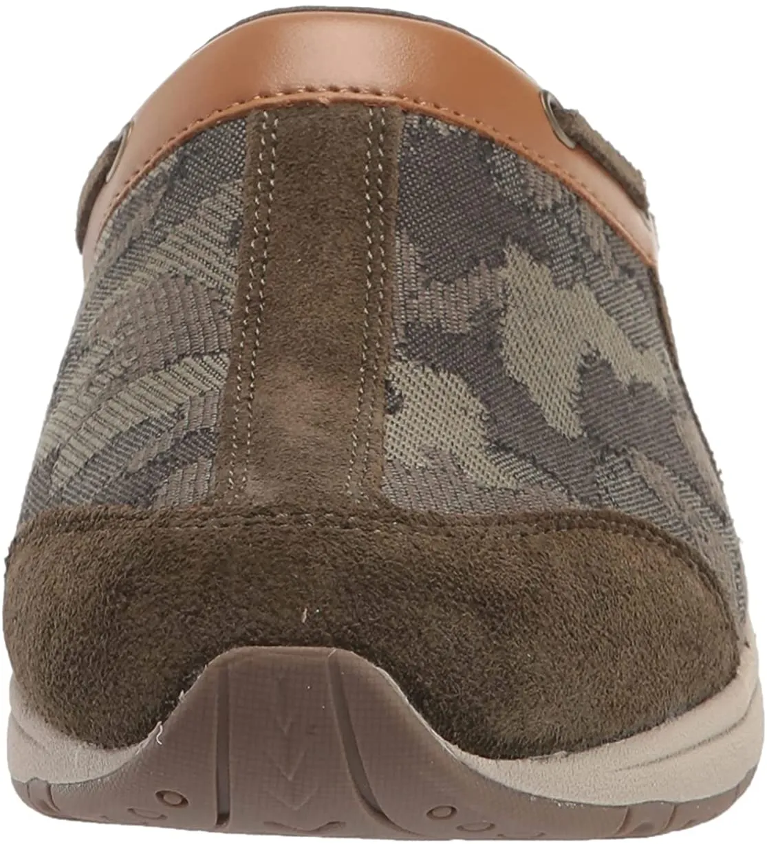 Easy Spirit Travel Time Rounded Toe Flat Heel Slip On Mule Clog Green 300