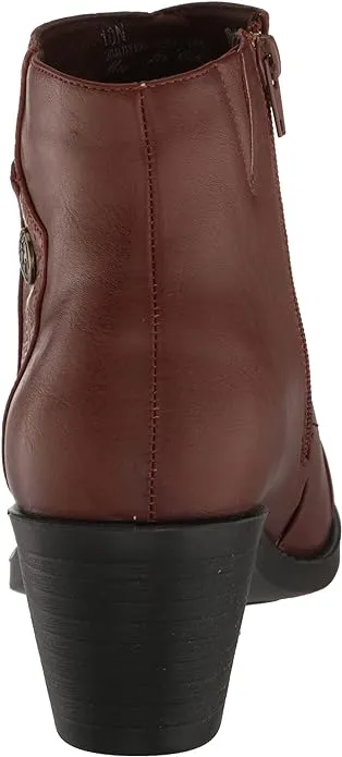 Easy Street Women's Bean Ankle Boots  Color Tan Size 9M