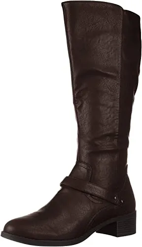 Easy Street Women's Jewel Mid Calf Boot  Color Brown Size 7.5M