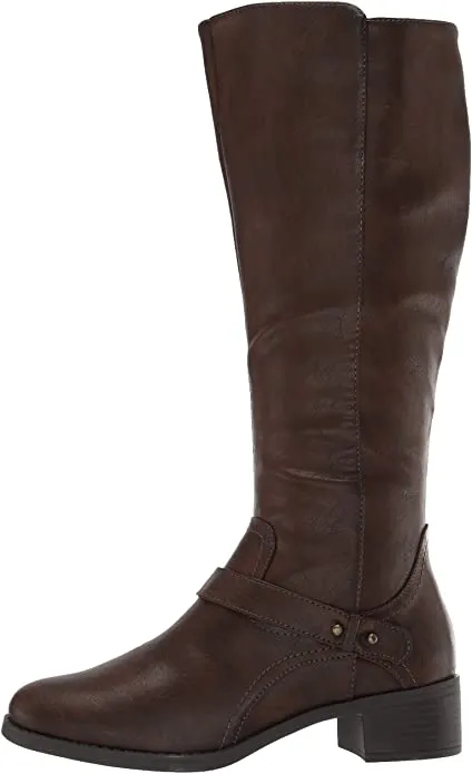 Easy Street Women's Jewel Mid Calf Boot  Color Brown Size 7.5M