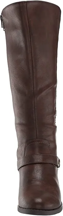 Easy Street Women's Jewel Mid Calf Boot  Color Brown Size 7.5M
