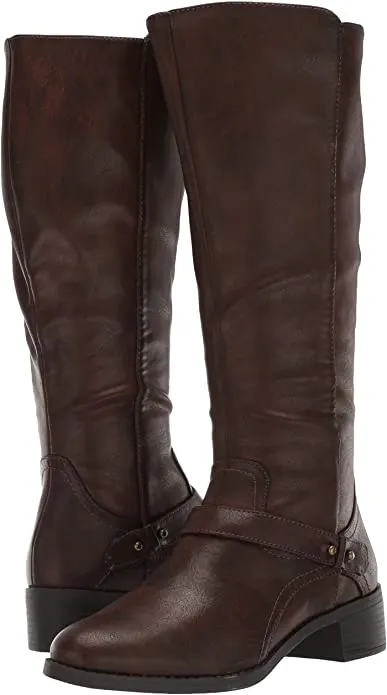 Easy Street Women's Jewel Mid Calf Boot  Color Brown Size 7.5M