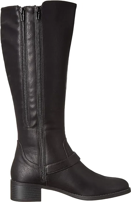 Easy Street Women's Jewel Plus Wide Mid Calf Boot  Color Black Size 7M