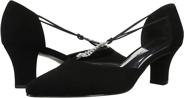 Easy Street Women's Moonlight Dress Pump  Color Black Lammy Size 9M