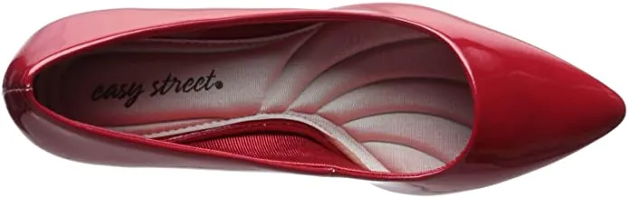 Easy Street Women's Pointe Dress Pumps  Color Red Patent Size 6N