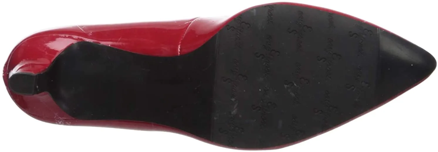 Easy Street Women's Pointe Dress Pumps  Color Red Patent Size 6N