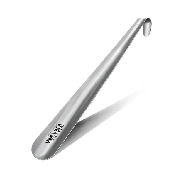 Extra Long Metal Shoe Horn – 16.5" Handle for Seniors & Easy Shoe Assistance