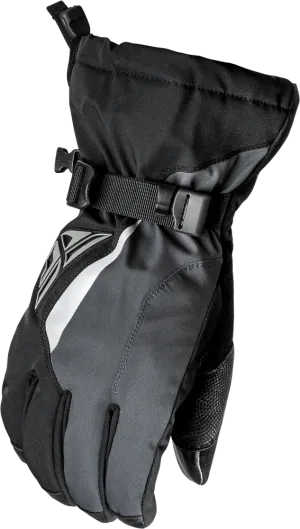 Fly Racing Title Gauntlet Gloves Black/Grey