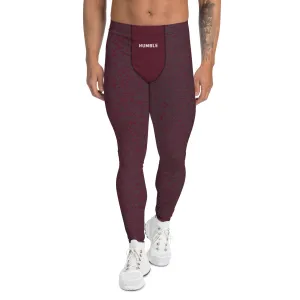 Humble Sportswear™ Men's Pattens Red Performance Leggings Humble Sportswear™ Men's Pattens Red Performance Leggings