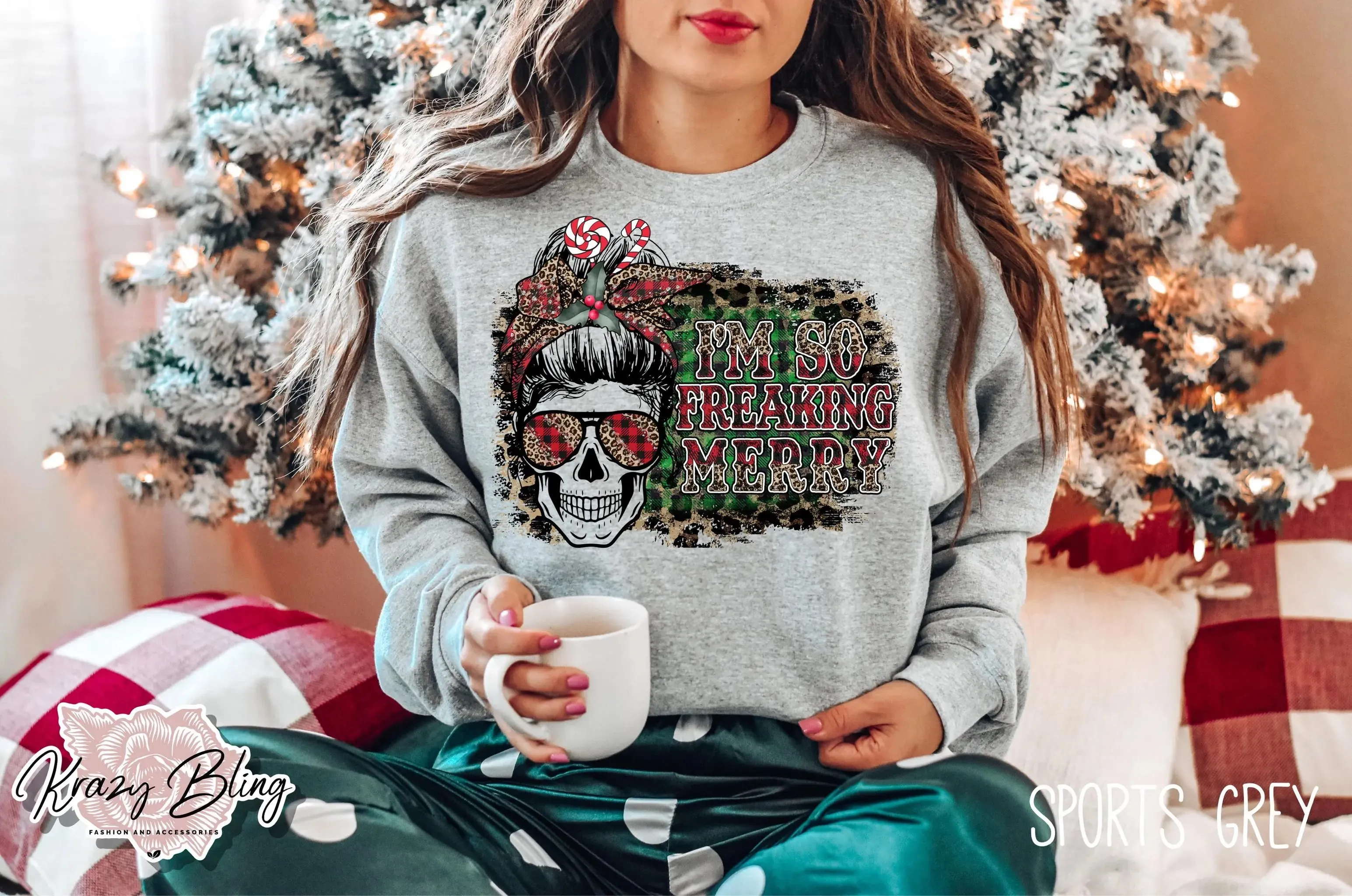 I'm So Freaking Merry Skeleton Sweater