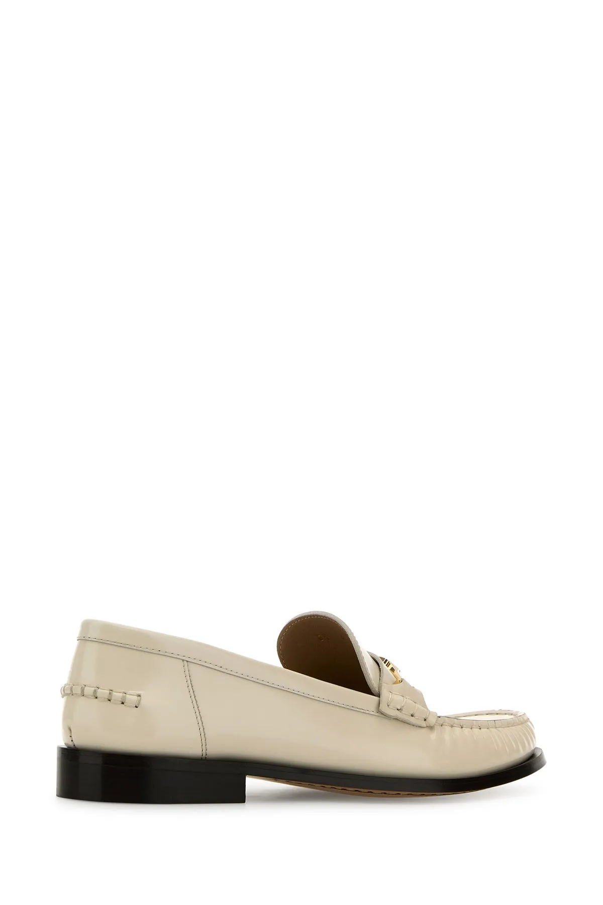Ivory leather Harry loafers